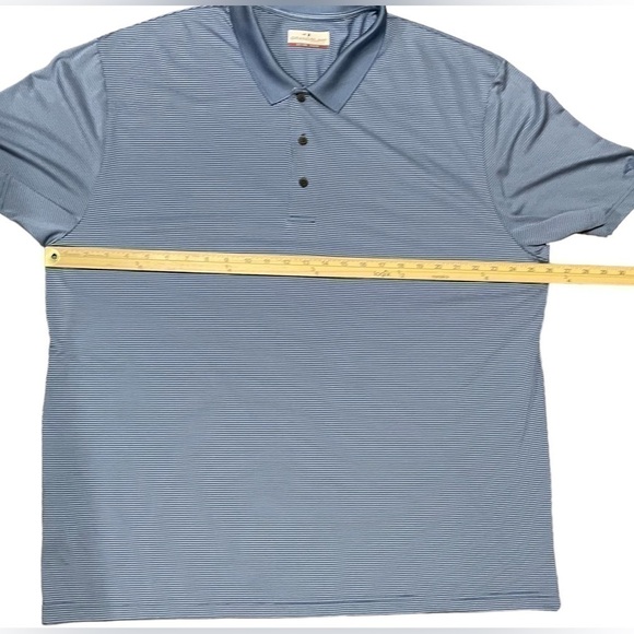 Men’s Grand Slam Regatta Blue Stripe Performance Polo XXL Excellent Condition - Picture 12 of 15